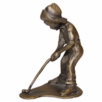 Pinehurst Putter Boy Pewter Figure by Artist Corsini