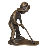 Pinehurst Putter Boy Pewter Figure by Artist Corsini