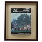 Arnold Palmer Signed 74th US Open program Framed JSA ALOA
