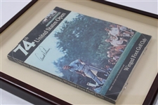 Arnold Palmer Signed 74th US Open program Framed JSA ALOA