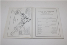 1934 US Open Championship at Merion Cricket Club Program - Olin Dutra Winner