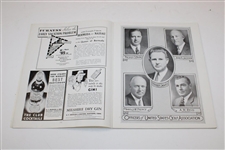 1934 US Open Championship at Merion Cricket Club Program - Olin Dutra Winner