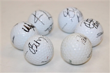 LPGA Hall of Famers Sheehan, Pepper, Park, King, Mallon & Webb Signed Golf Balls JSA ALOA