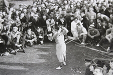 Babe Ruth & Babe Didrikson Original 1935 Wire Photo Fresh Meadow Country Club