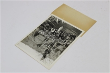 Babe Ruth & Babe Didrikson Original 1935 Wire Photo Fresh Meadow Country Club