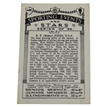 1935 R.T. (Bobby) Jones, USA Sporting Events & Stars No. 19 Golf Card Series of 96