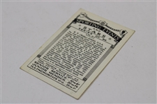 1935 R.T. (Bobby) Jones, USA Sporting Events & Stars No. 19 Golf Card Series of 96