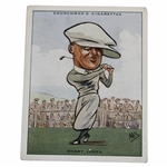1931 Bobby Jones W.A. & A.C. Churchmans Prominent Golfers Card No. 5 of 12 Card Series