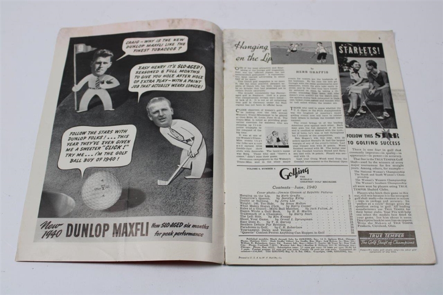 1932 Golfing Magazine & 1940 Golfing Magazine