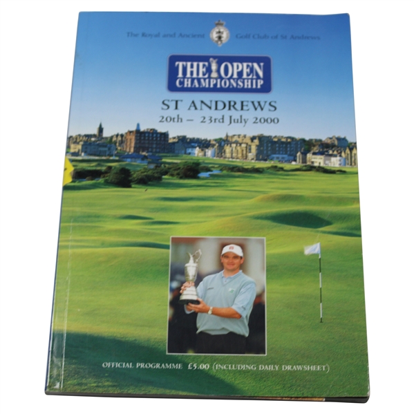 2000 The OPEN Championship Program - Tiger Win