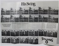 1966 'Bobby Jones On Golf' Book & 1930 'Bobby Jones Held Every Major' Spalding Foldout