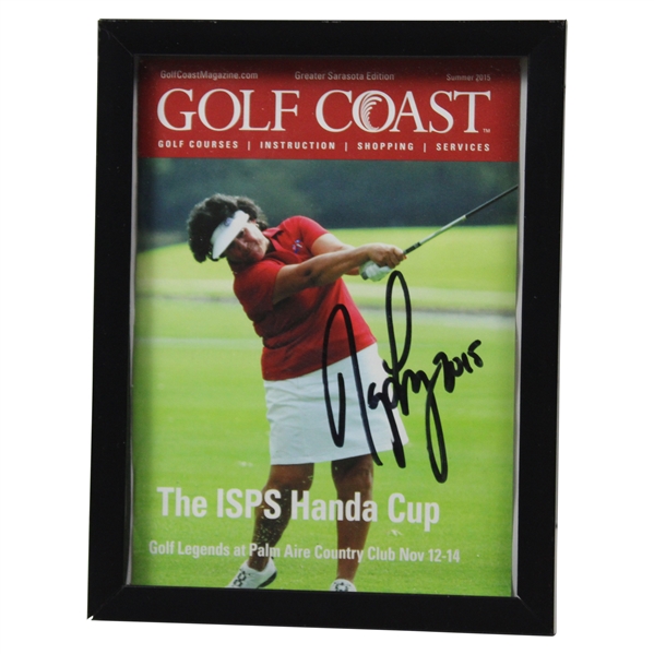 Nancy Lopez Signed Golf Coast Magazine - Framed JSA ALOA