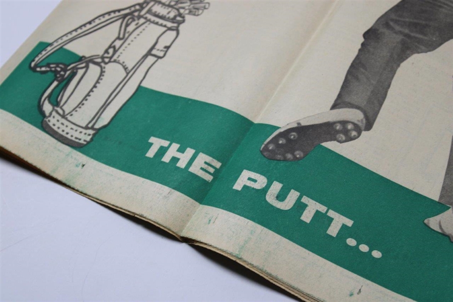 1966 The Augusta Chronicle Augusta Herald 'The Putt' with Gary Player Sunday Newspaper