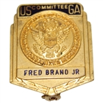 Fred Brand Jr USGA Committee Pin Badge - Oakmont C.C
