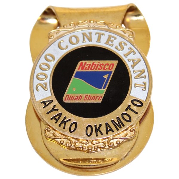 Aynko Okamotos 2000 Nabisco Dinah Shore Contestant Money Clip