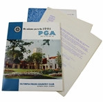 1961 PGA Championship at Olympia Fields Country Club Official Program