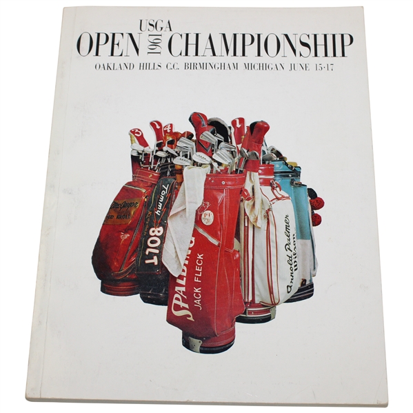 1961 US Open at Oakland Hills Country Club Official Program