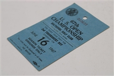 1967 US Open at Balustrol Golf Club Ticket # - Jack Nicklaus Winner
