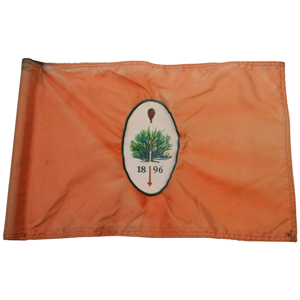 Merion Golf Club '1896' West Course Used Orange Golf Flag