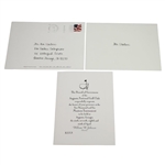 Ken Venturi's Augusta National Golf Club Invitation to 2006 Masters Tournament