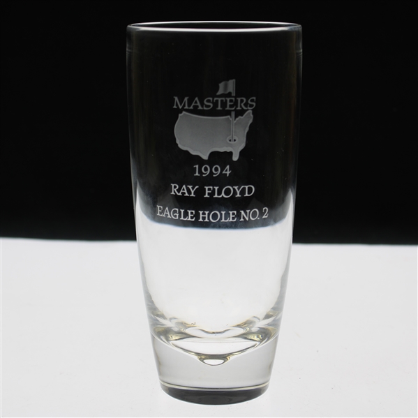 Ray Floyds 1994 Masters Tournament Hole No. 2 Steuben Crystal Eagle Glass