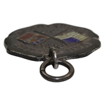 1917 PGA War Relief Tournament International Match Scotch Team Sterling Silver Medal - Jock Hutchison