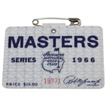 1966 Masters Tournament SERIES Badge #19371 - Jack Nicklaus 3rd Masters Win