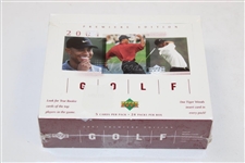2001 Upper Deck Unopened Premier Edition Golf Card Box Set - 5 Cards/Pk - 24 Packs - 1456115 - Sealed