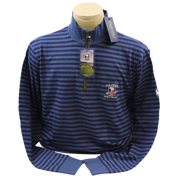 2019 US Open at Pebble Beach Polo Golf Ralph Lauren Long Sleeve 1/4 Zip Shirt - Unworn