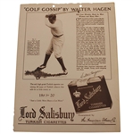 Walter Hagen Lord Salesberry Turkish Cigarettes Golf Gossip Articles 1-9 - Missing No. 4