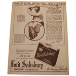 Walter Hagen Lord Salesberry Turkish Cigarettes Golf Gossip Articles 1-9 - Missing No. 4