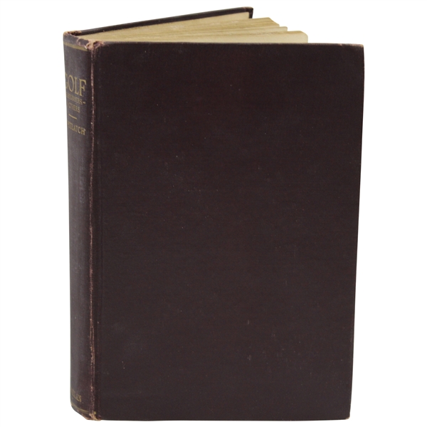 1921 Golf - For Beginners & Others Book Signed & Inscribed by Author Marshall Whitlatch