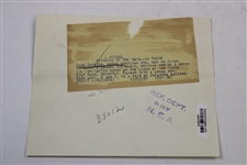 1937 Gene Sarazen Tokyo Golf Club Original 'Swinging In The Rain' Wire Photo