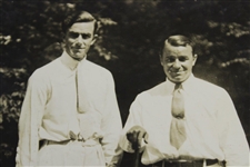 Gene Sarazen & Johnny Farrell on Summit Course Frank Turgeon, Jr. Press Photo