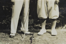 Gene Sarazen & Johnny Farrell on Summit Course Frank Turgeon, Jr. Press Photo