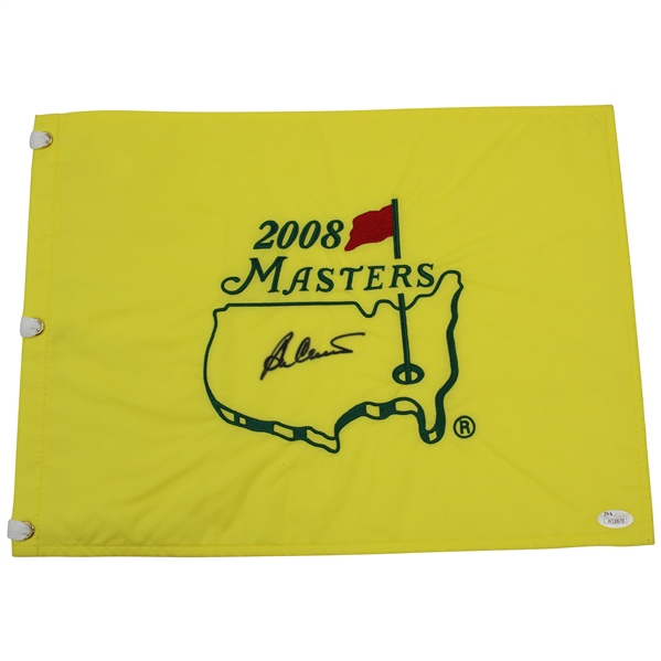 Ben Crenshaw Signed 2008 Masters Embroidered Flag JSA #K12678