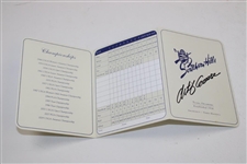 Retief Goosen Signed Southern Hills Official Scorecard JSA ALOA