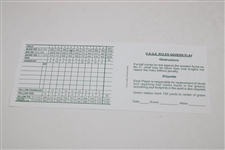Tom Watson Signed Kansas City CC Official Scorecard JSA ALOA