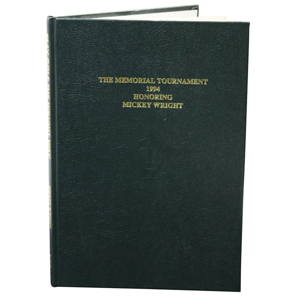 1994 The Memorial Tournament Honoring Mickey Wright Ltd Ed Book #89/200