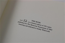 2002 The Memorial Tournament Honoring Kathy Whiteworth Ltd Ed Book #52/250