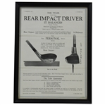 The Tyler' Rear Impact Driver - Handmade Patent Pending -Advertising Piece - Framed
