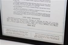 The Tyler Putter 'A Putter That Puts' Excelled Advantages Patent Pending - Advertising Piece - Framed