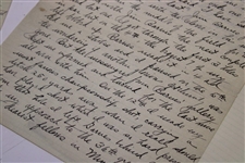 Charles 'Chick' Evans Handwritten 1928 US Open Preview Titled '286' (His Record 1916 US Open Score) - Significant Content