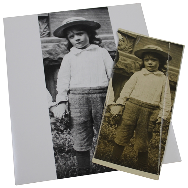 Charles Chick Evans Original Photo of His Mother as Child