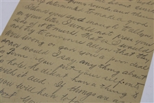 Ray Signed 1925 Handwritten Letter to Charles 'Chick' Evans Referencing Evans 'The Open' Travel Schedule