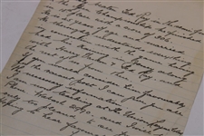 Charles 'Chick' Evans Handwritten Letter with Two Comic Strips and National Newspaper Service Info.