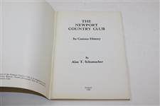 1986 'The Newport Country Club: Its Curious History' Year Book by Alan T. Schumacher