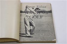 Byron Nelson Signed 1946 'Byron Nelson's Winning Golf' Book JSA ALOA