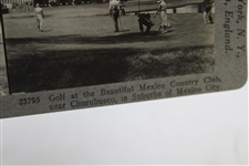 Golf at Mexico Country Club Keystone View Company Stereo View Card MX60