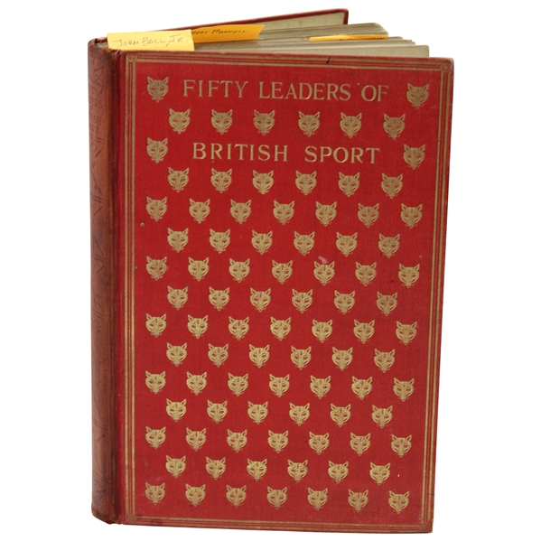Fifty Leaders of British Sport Book by Ernest Elliott - John Ball, Horace Hutchinson & Robert Maxwell